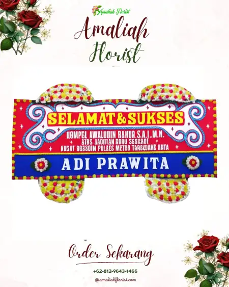Papan Bunga Ucapan Selamat Siulak